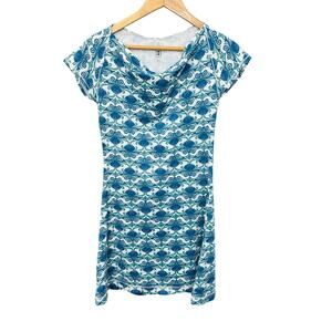 Title Nine Dress Women’s XS Majestic Athletic Travel Cowl Neck Cap Sleeves